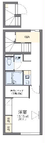 レオパレスなごみの間取り