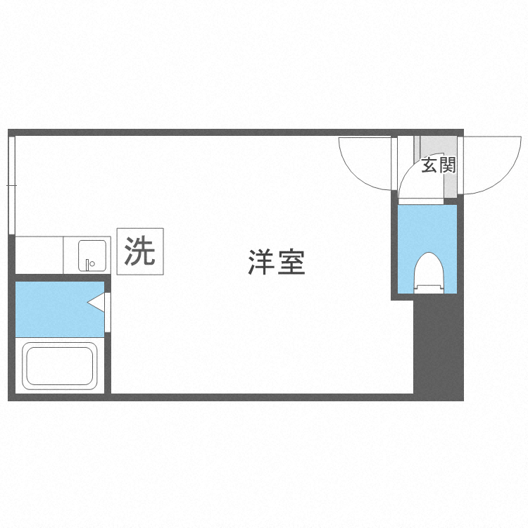 ＧＳ北１８条ビルの間取り