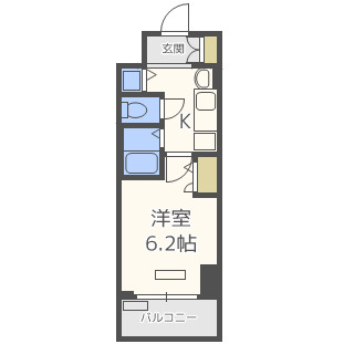 プレサンス心斎橋ラヴィの間取り