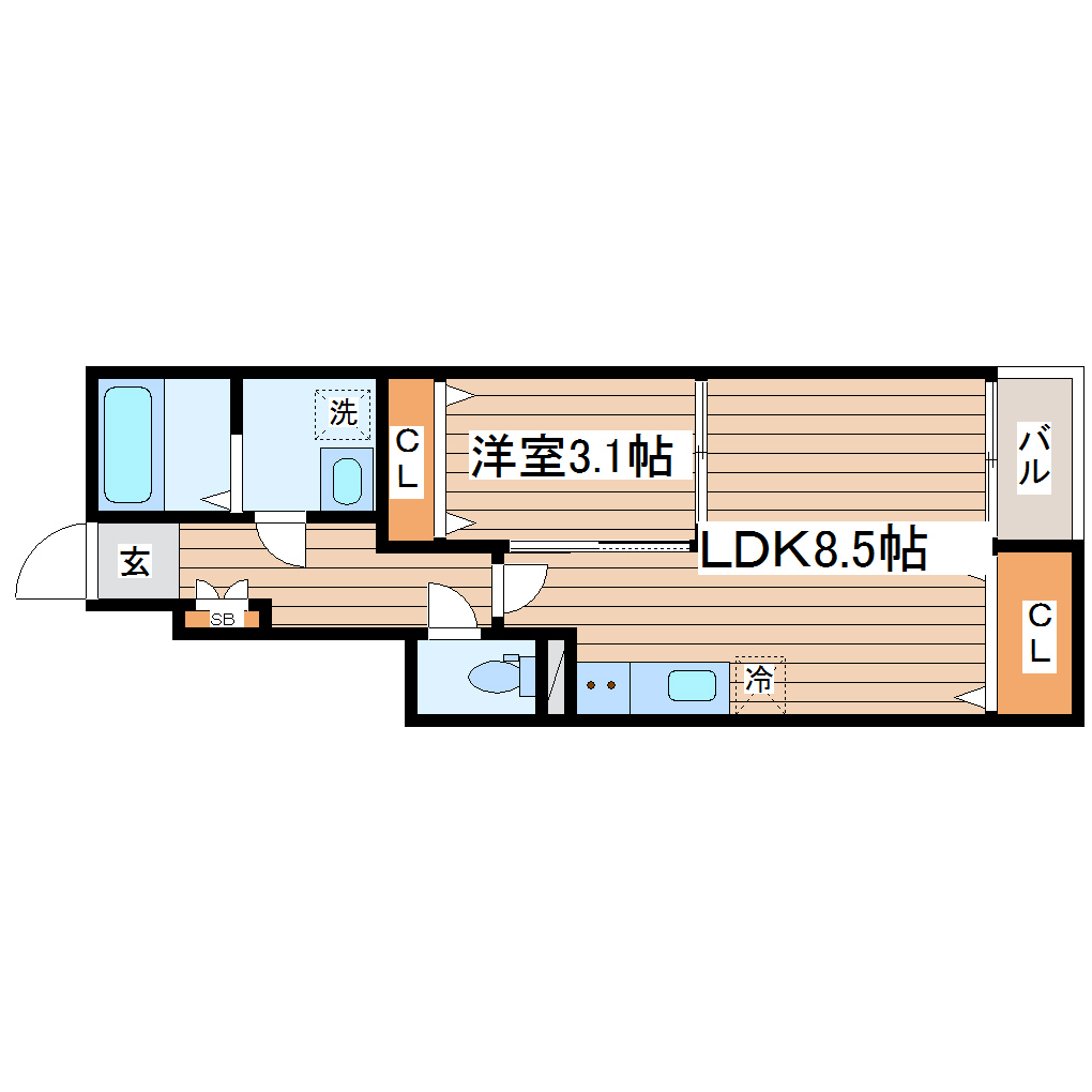 リエールIIの間取り