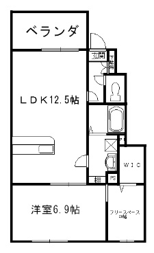 フローラ山本Iの間取り