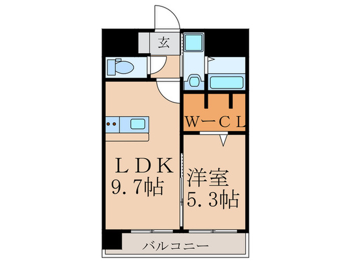 THE SQUARE Glory Residenceの間取り