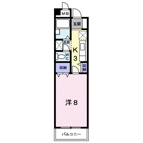 ラムール雅の間取り