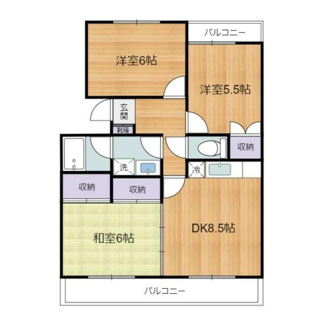 マンションユウガーの間取り