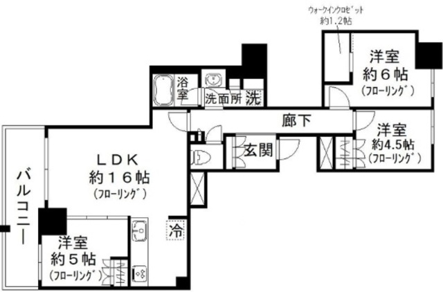 大宮スカイ&スクエア ザ・タワーの間取り