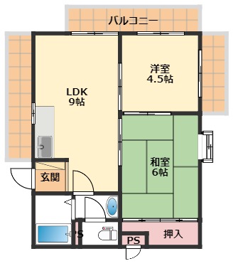 ベルコート加古川の間取り