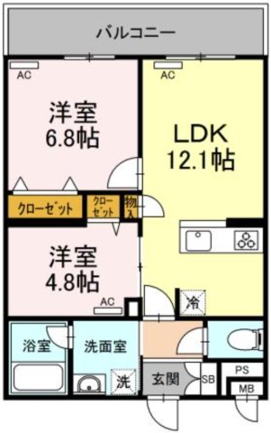 【コージーコート大泉学園の間取り】