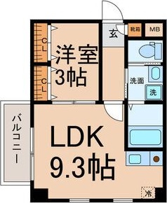 パークアベニュー東山の間取り