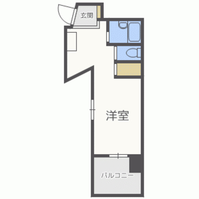 ジュネス博多の間取り