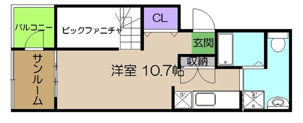 土佐ビルの間取り