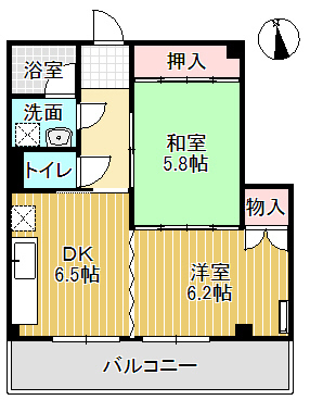 ラポール千代の間取り