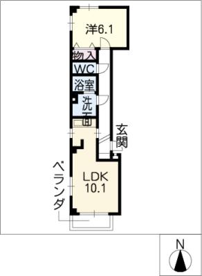 グレース上野の間取り