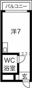 大阪市住之江区新北島のマンションの間取り