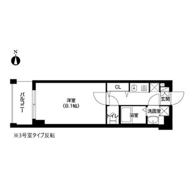 ベルフェリーク天満橋の間取り