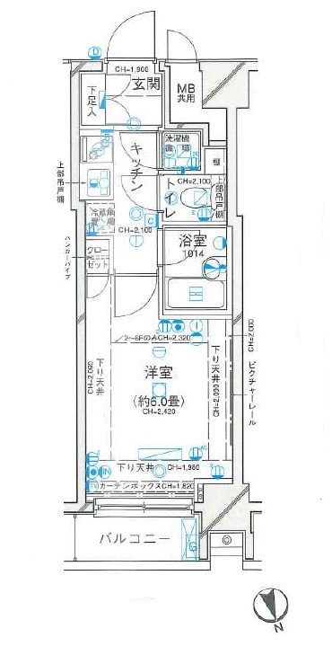 パレステュディオ浜松町の間取り