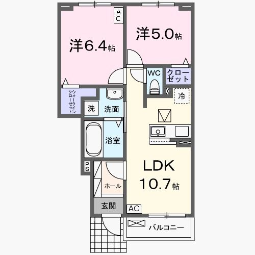 ステイ　ゴールドの間取り