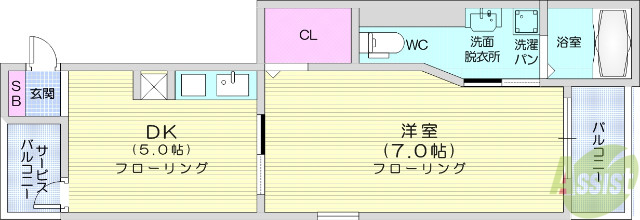 シャルール・エイトの間取り