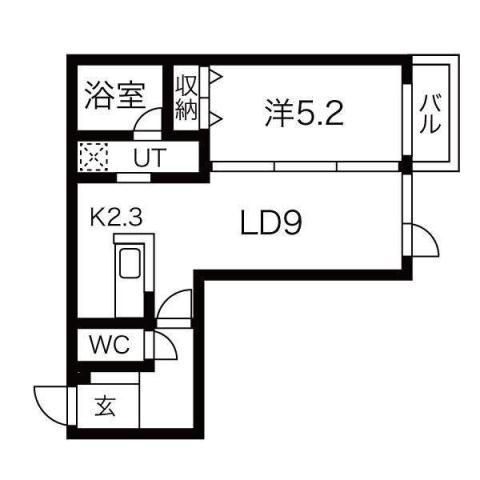 ラ・シュエット宮の森の間取り