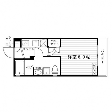 THE GARNET SUITE RESIDENCE 深草の間取り