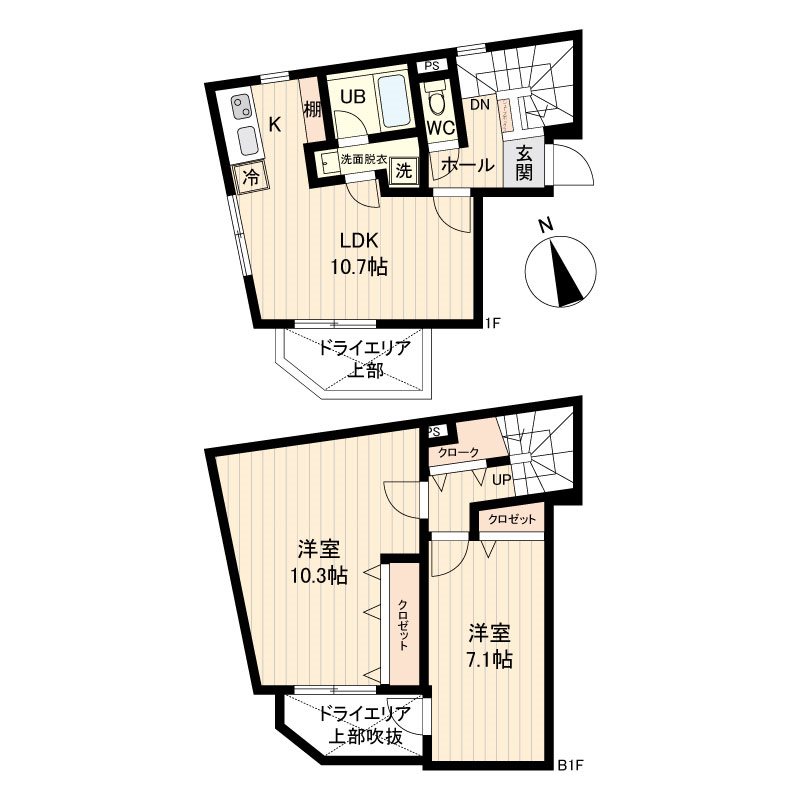 LiveFlat戸越の間取り