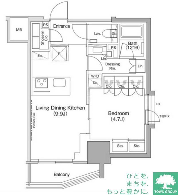 品川区東中延のマンションの間取り