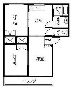 ハイツ日豊の間取り