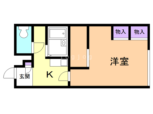 レオパレスＧＧ青葉の間取り