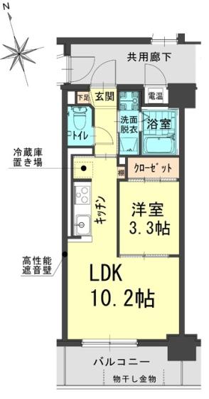 シュトラール医大東の間取り