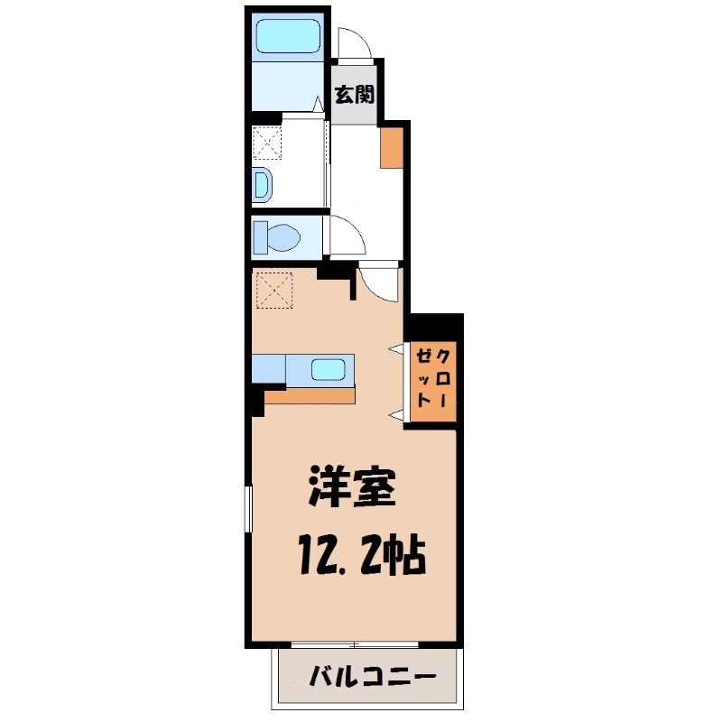 カーサ フェリーチェ IIの間取り