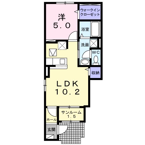 エクセルAの間取り