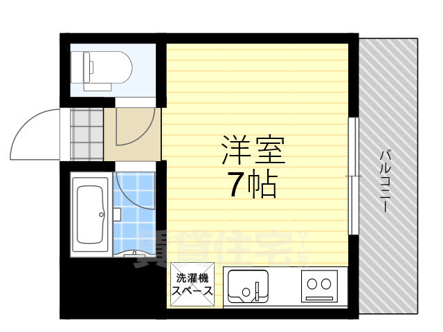 メゾン北花田の間取り