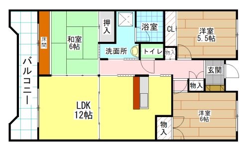 エクセレント中井の間取り