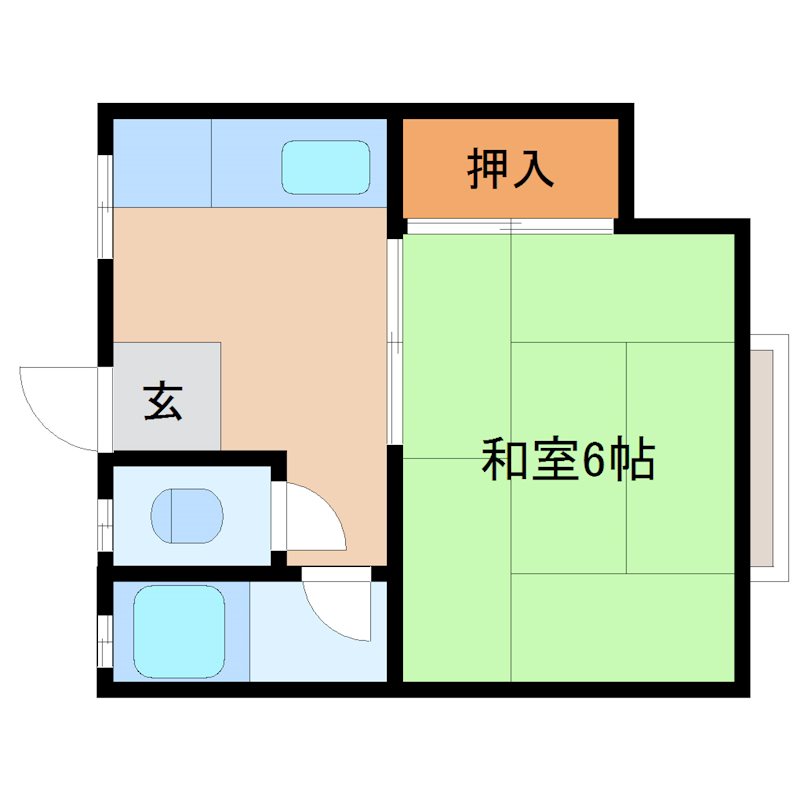 昇幸ハイツの間取り