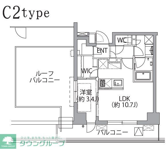 レスピール蓮根の間取り