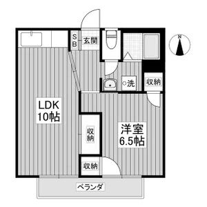 高崎市吉井町吉井のアパートの間取り