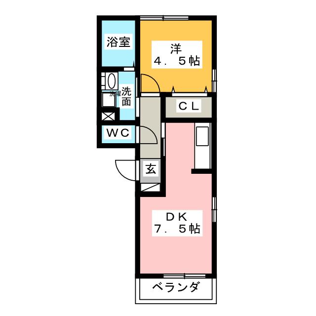 エレガンス靖国の間取り