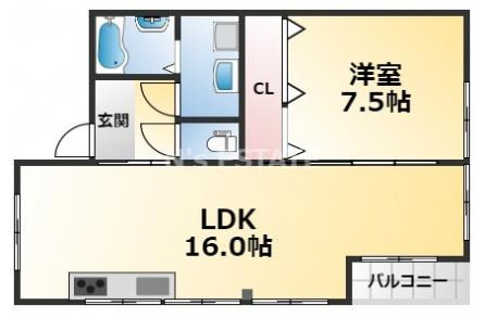 御崎本町ビルの間取り