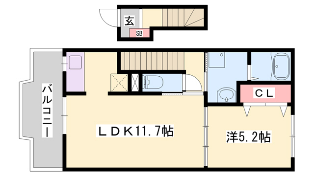 カプリＣの間取り