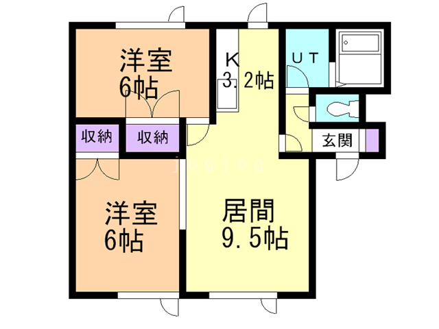 ブライト２１の間取り