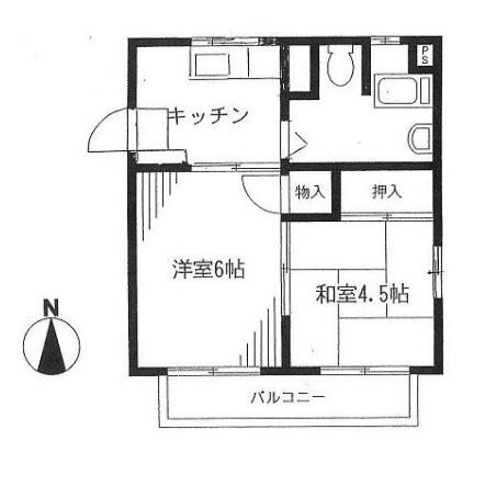 テラス唐沢の間取り