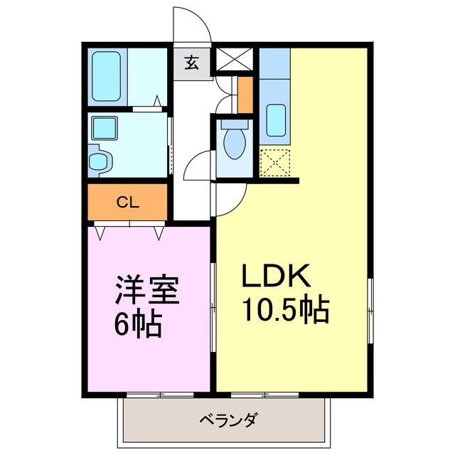 ミラコスタIIの間取り