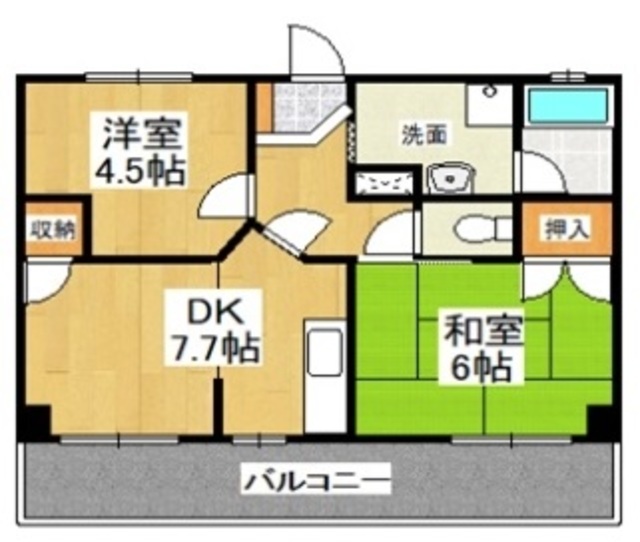 石神井台スカイハイツの間取り