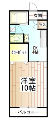 リヴハイツの間取り