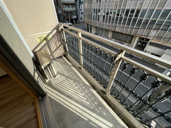 バルコニー　※他号室の写真です。