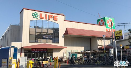 スーパー　ライフ 靱店（スーパー）まで395m