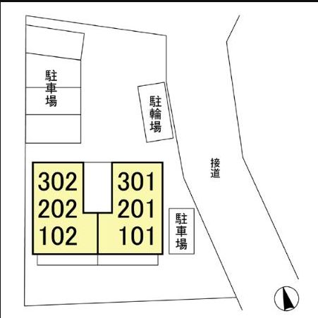 その他　駐車場の区画図です