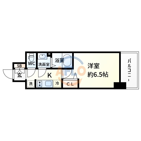 スワンズシティ新大阪ヴィーヴォの間取り写真
