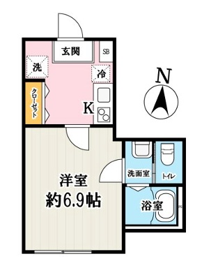 キャメル川口芝4丁目の間取り写真