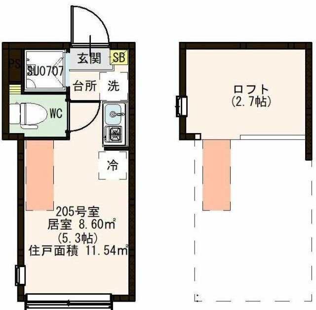 パークレジデンス久我山駅前の間取り写真