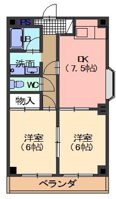 ヴィラ青嵐の間取り